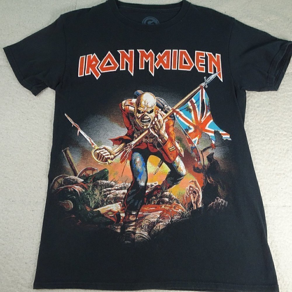 Iron Maiden - The Trooper Black T-Shirt Small